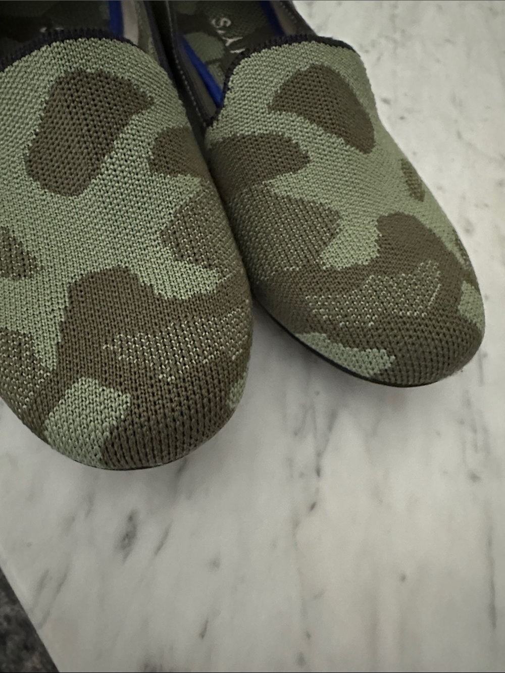 Rothy's Green Camouflage Loafers - Picture 5 of 5